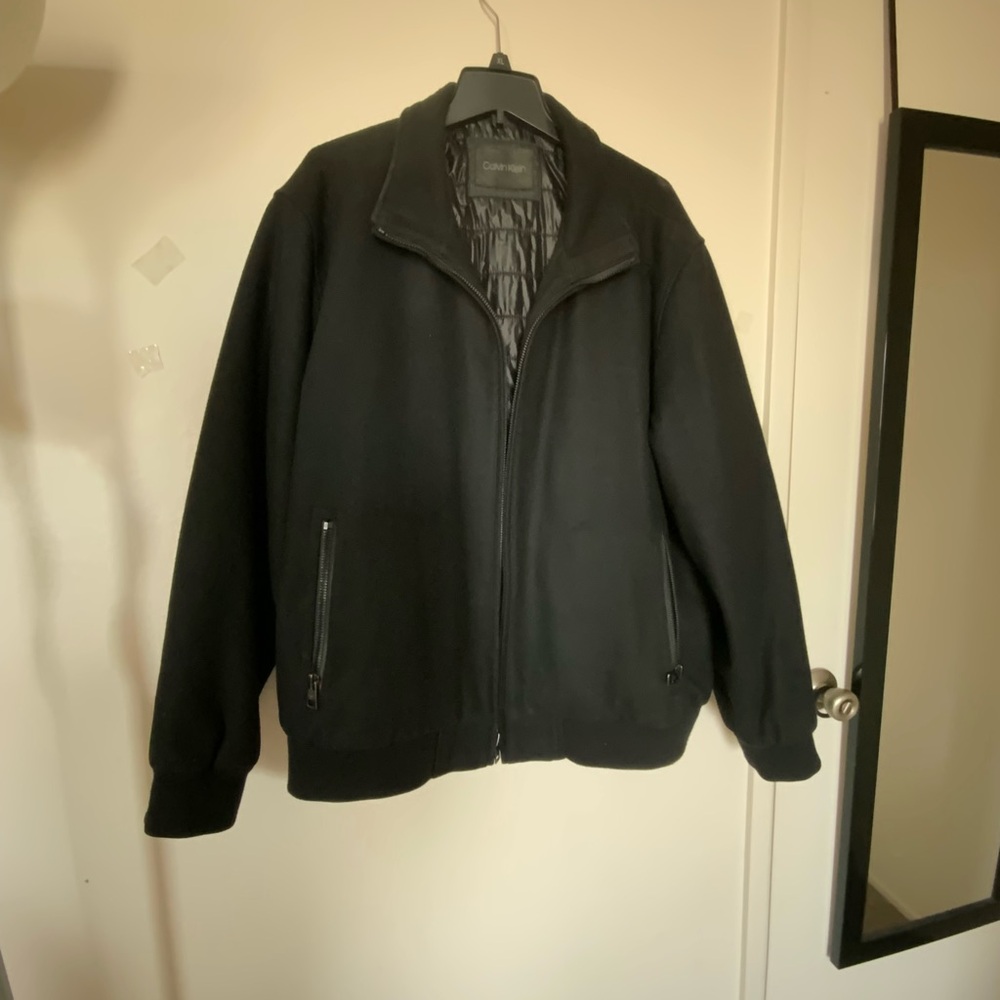 Calvin Klein Black Quilted Jacket